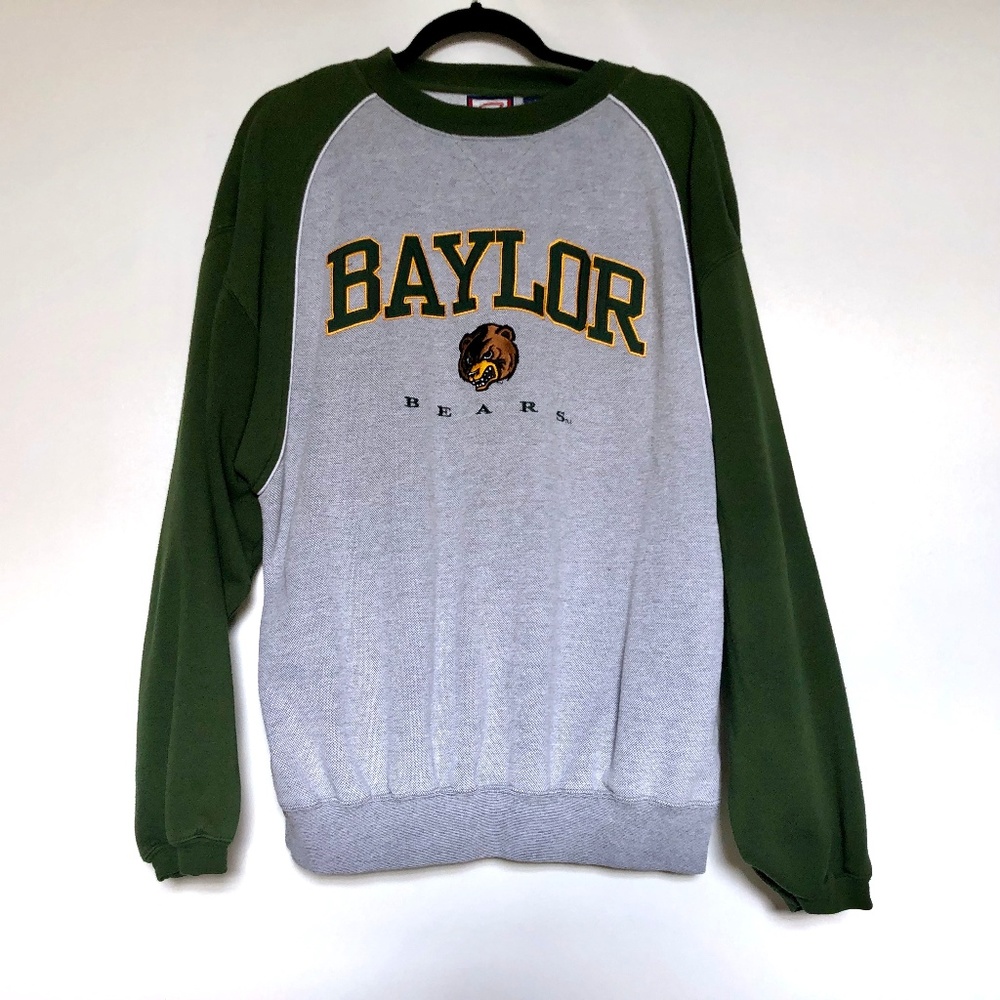 Baylor Bears Vintage Sweatshirt Large Men Pullover